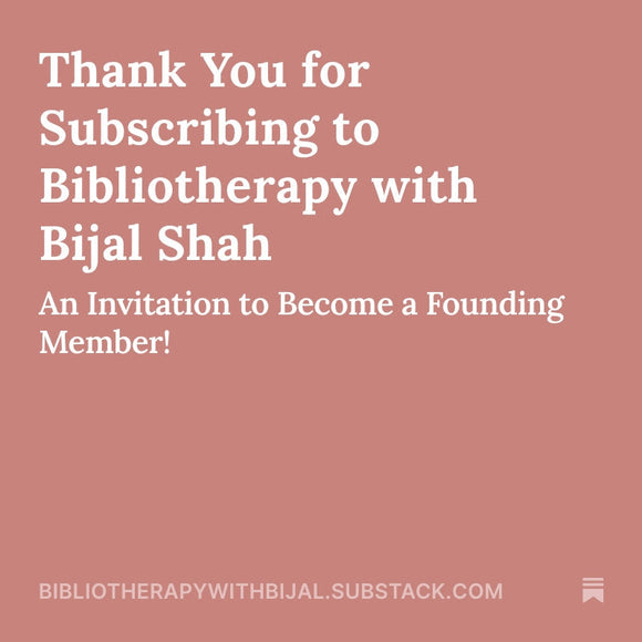 Thank you so much for your interest in Bibliotherapy!
